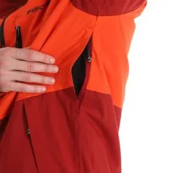 Fischer, Bansko Skijacke Herren Tomato Rot -Icepeak Geschaft fischer bansko aa jas gevoerd heren tomato rood 22fisch107v3 BI 10