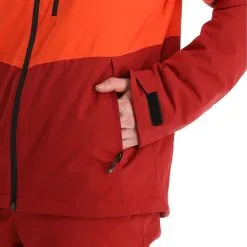 Fischer, Bansko Skijacke Herren Tomato Rot -Icepeak Geschaft fischer bansko aa jas gevoerd heren tomato rood 22fisch107v3 BI 13