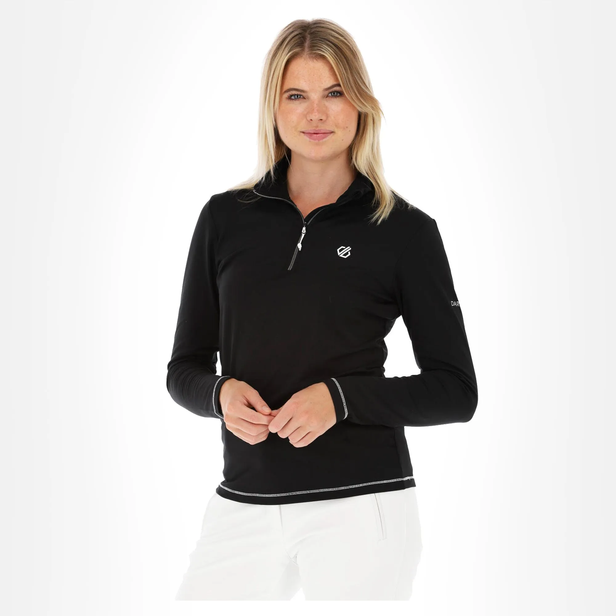 Dare2b, Lowline II Pullover Übergröße Damen Schwarz 5 Dare2b, Lowline II Pullover Übergröße Damen Schwarz – Bild 3