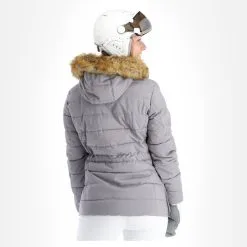 Geographical Norway, Belinda Lady New 001 + Bs Winter Anorak Damen Grau -Icepeak Geschaft geographical norway belinda new 001 bs aa jas gevoerd dames grijs AA21geo108b BI 03