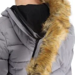 Geographical Norway, Belinda Lady New 001 + Bs Winter Anorak Damen Grau -Icepeak Geschaft geographical norway belinda new 001 bs aa jas gevoerd dames grijs AA21geo108b BI 09