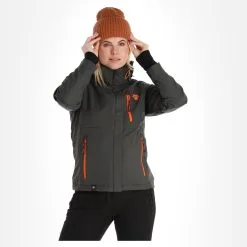 Geographical Norway, Touna Eo Lady 056 Softshell Skijacke Damen Dark Grau -Icepeak Geschaft geographical norway touna eo lady 056 ac softshell jas dames dark 22geogr104v2 BI 04