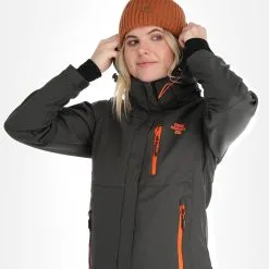 Geographical Norway, Touna Eo Lady 056 Softshell Skijacke Damen Dark Grau -Icepeak Geschaft geographical norway touna eo lady 056 ac softshell jas dames dark 22geogr104v2 BI 05
