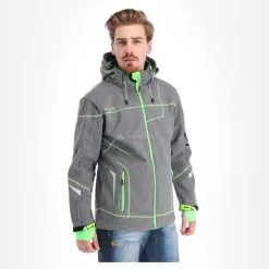 Geographical Norway, Tushiba Men 007 + Bs Softshell Skijacke Herren Light Grau, Grün -Icepeak Geschaft geographical norway tushiba 007 softshell ski jas heren light grijsgroen ac19geow11e 04.3635