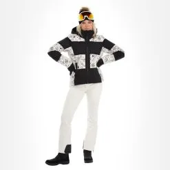 Head, Ashley Skijacke Damen Legacy Print Ivory Weiß