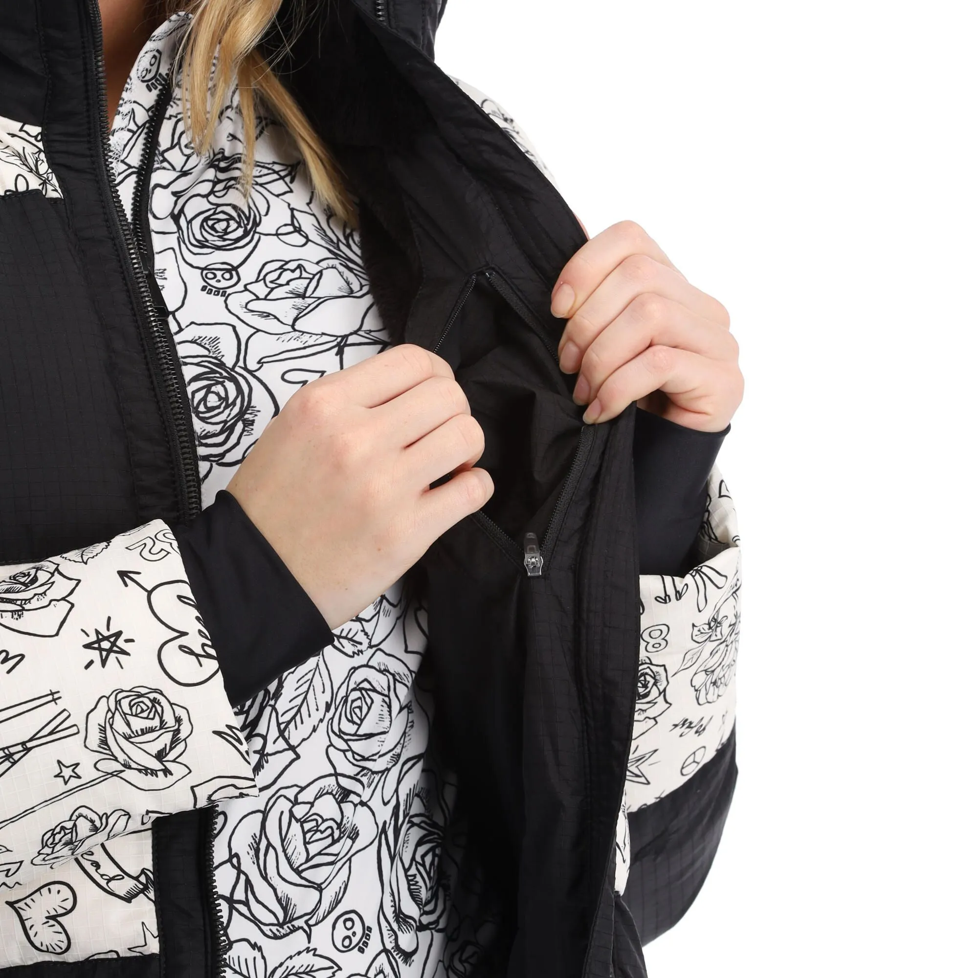 Head, Ashley Skijacke Damen Legacy Print Ivory Weiß 12 Head, Ashley Skijacke Damen Legacy Print Ivory Weiß – Bild 10