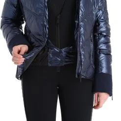 Head, Frost Skijacke Damen Metalic Denim Blau -Icepeak Geschaft head frost aa jas gevoerd dames metalic denim blauw 22headx150v2 BI 09