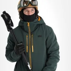 Helly Hansen, Alpha Lifaloft Skijacke Herren Darkest Spruce Grün -Icepeak Geschaft helly hansen alpha lifaloft aa jas gevoerd heren darkest spruce 22helly105v2 BI 05
