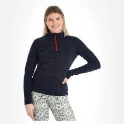 Helly Hansen, Lifa Merino 1/2 Zip Thermoshirt Damen Navy Deco Flower Blau 9 Helly Hansen, Lifa Merino 1/2 Zip Thermoshirt Damen Navy Deco Flower Blau -Icepeak Geschaft helly hansen lifa merino 1 2 zip fa thermoshirt dames navy deco 22helly101v1 BI 02
