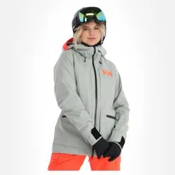 Helly Hansen, Powderqueen 3.0 Skijacke Damen Jade 2.0 Melange Grün -Icepeak Geschaft helly hansen powderqueen 3 0 aa jas gevoerd dames jade 2 0 22helly113v1 BI 04