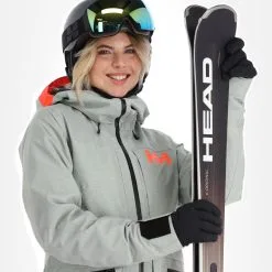 Helly Hansen, Powderqueen 3.0 Skijacke Damen Jade 2.0 Melange Grün -Icepeak Geschaft helly hansen powderqueen 3 0 aa jas gevoerd dames jade 2 0 22helly113v1 BI 05