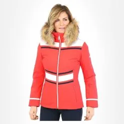 Henri Duvillard, Caron Skijacke Damen Rot