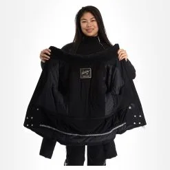 High Society, Harper Skijacke Damen Caramel Braun, Schwarz -Icepeak Geschaft high society ski jacket aa jas gevoerd dames caramel bruin zwart 22highs101v2 BI 06