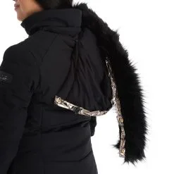 High Society, Harper Skijacke Damen Caramel Braun, Schwarz -Icepeak Geschaft high society ski jacket aa jas gevoerd dames caramel bruin zwart 22highs101v2 BI 11