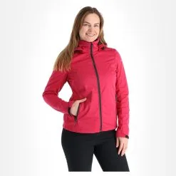 Icepeak, Boise Softshell Skijacke Damen Bordeaux Rot -Icepeak Geschaft icepeak boise ac softshell jas dames bordeaux rood AC21ice216b BI 02