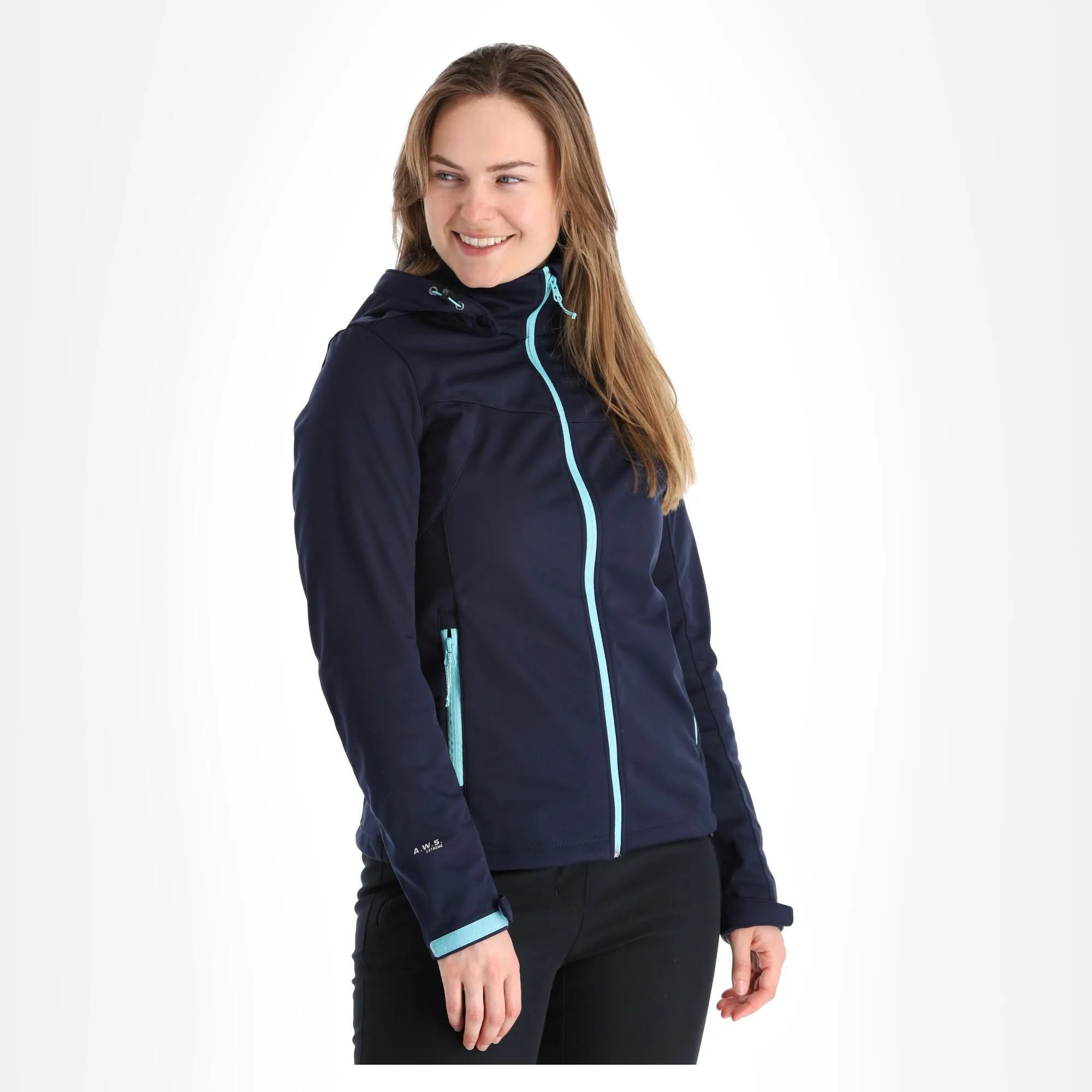 Icepeak, Boise Softshell Skijacke Damen Dark Blau 4 Icepeak, Boise Softshell Skijacke Damen Dark Blau – Bild 2