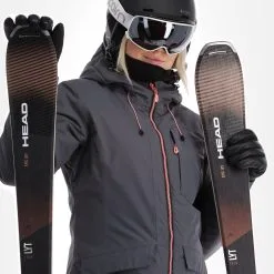 Icepeak, Cathay Skijacke Damen Granite Grau -Icepeak Geschaft icepeak cathay aa jas gevoerd dames granite grijs 22icepe208v2 BI 05