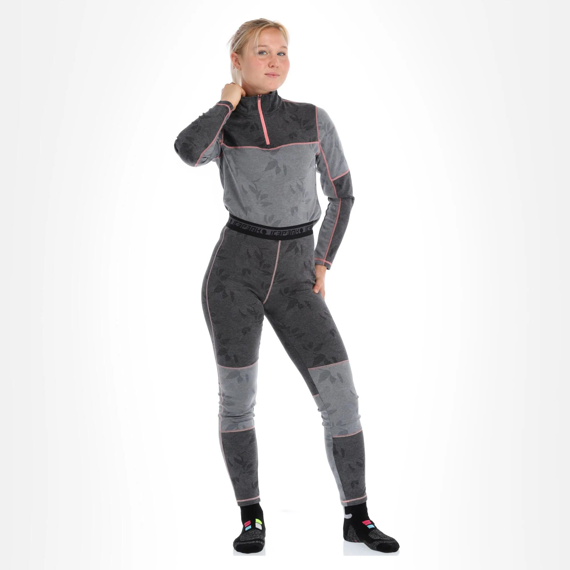 Icepeak, Challis Thermohose Damen Schwarz 3 Icepeak, Challis Thermohose Damen Schwarz