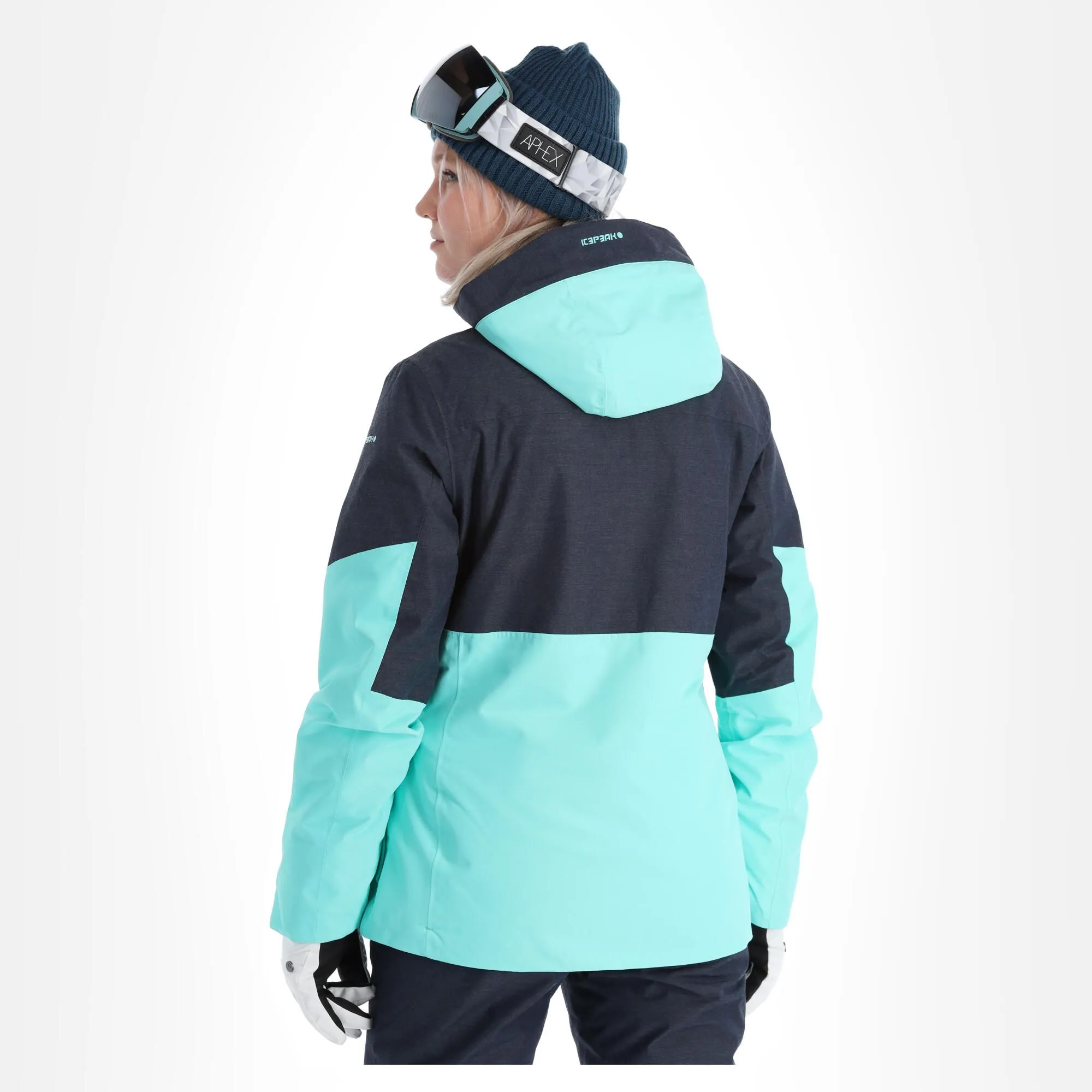 Icepeak, Cornell Skijacke Damen Turquoise Blau 5 Icepeak, Cornell Skijacke Damen Turquoise Blau – Bild 3