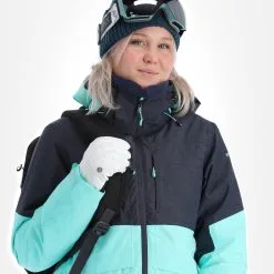 Icepeak, Cornell Skijacke Damen Turquoise Blau 19 Icepeak, Cornell Skijacke Damen Turquoise Blau -Icepeak Geschaft icepeak cornell aa jas gevoerd dames turquoise blauw 22icepe205v2 BI 05