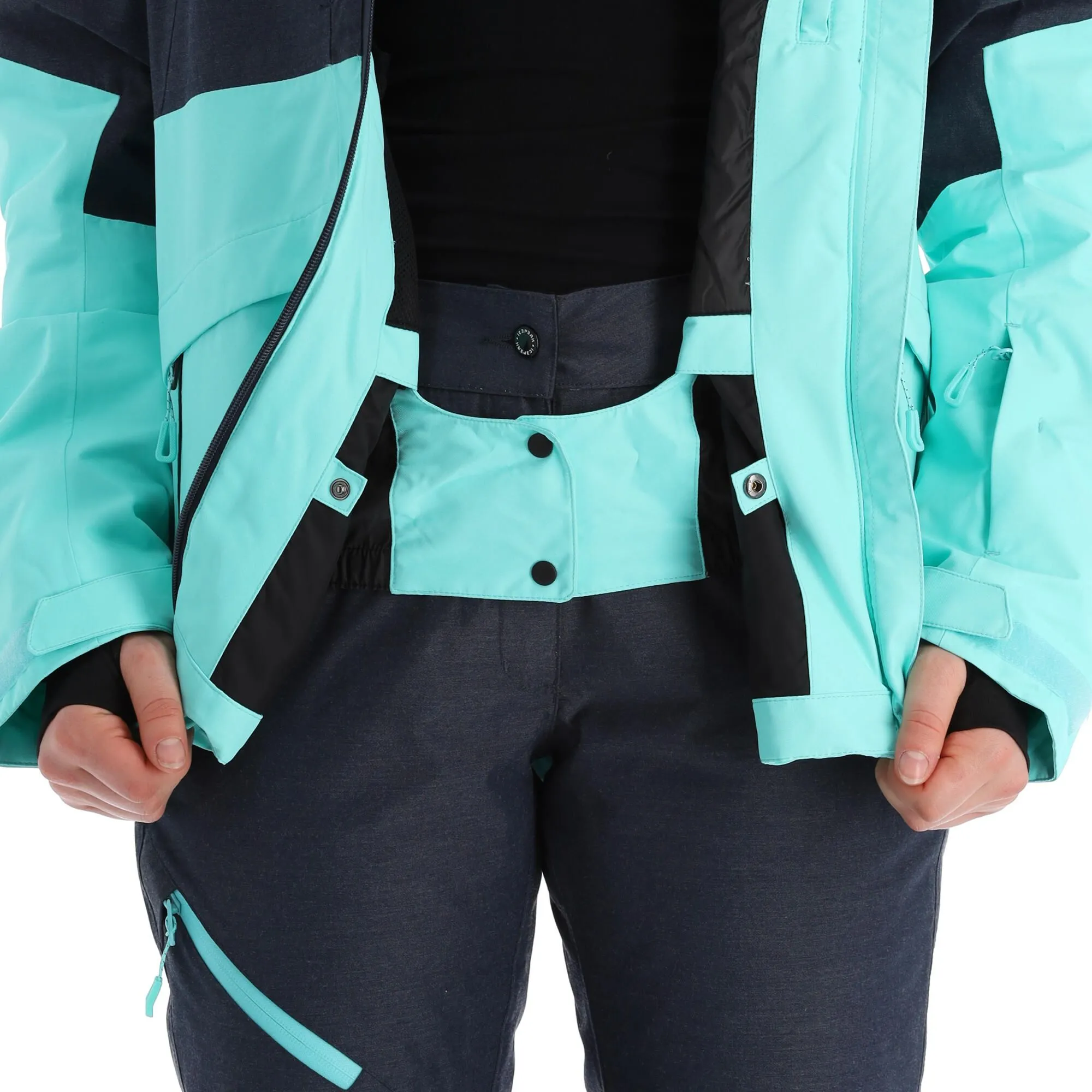 Icepeak, Cornell Skijacke Damen Turquoise Blau 11 Icepeak, Cornell Skijacke Damen Turquoise Blau – Bild 9