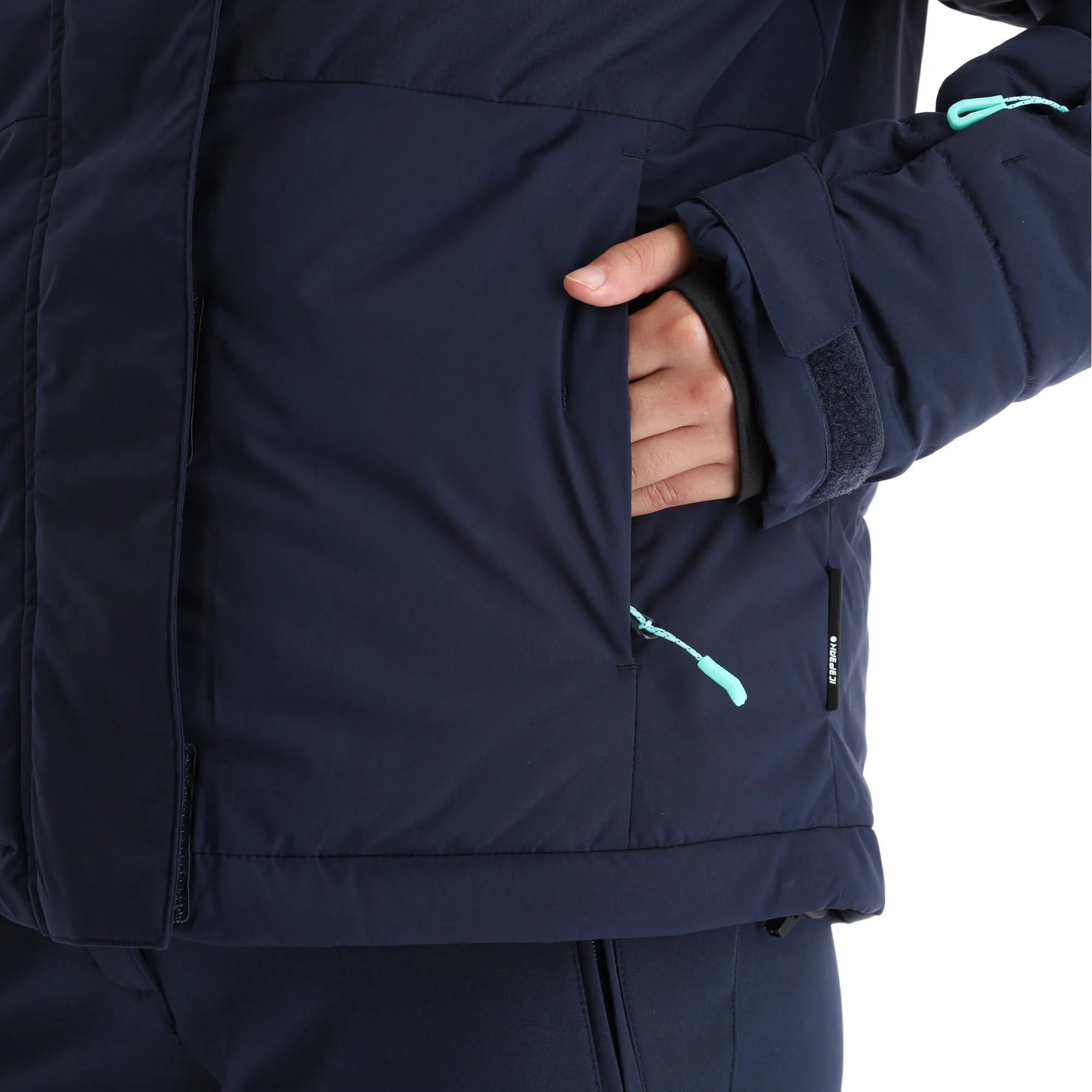 Icepeak, Creola Skijacke Damen Dark Blau 10 Icepeak, Creola Skijacke Damen Dark Blau – Bild 8