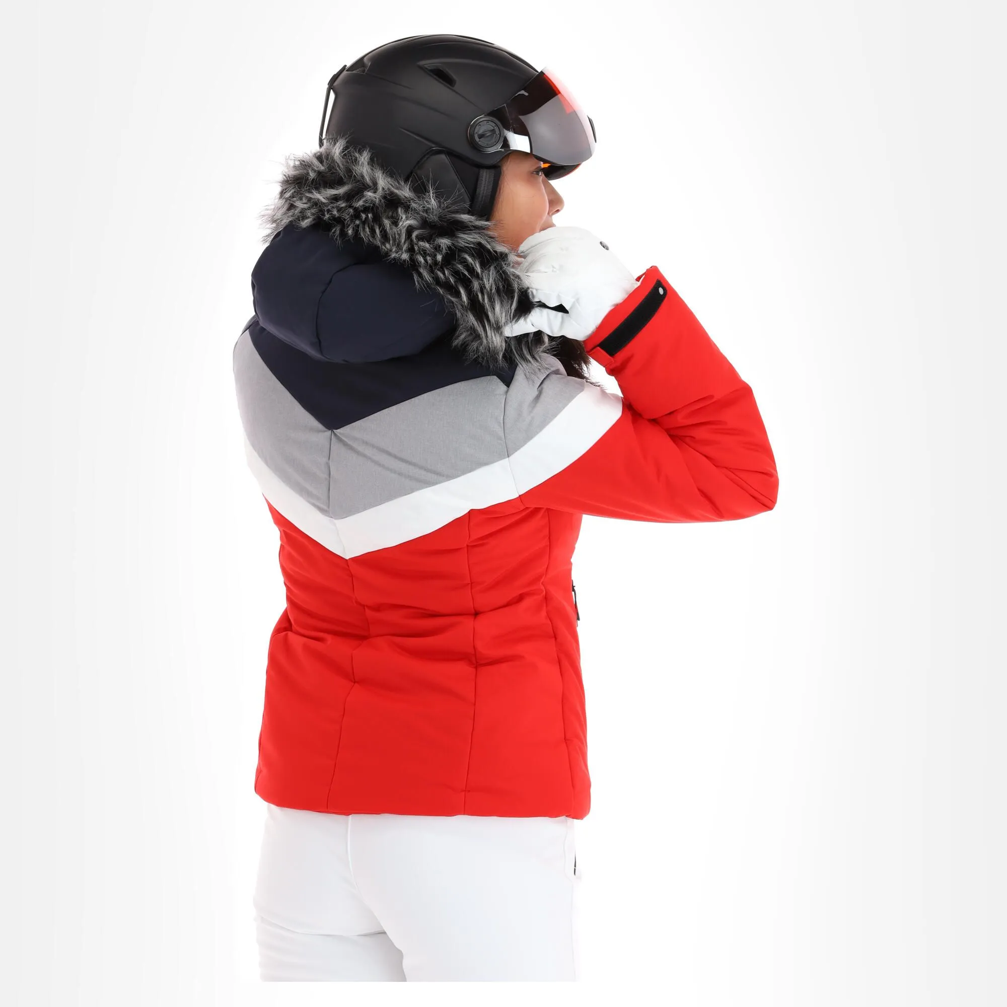 Icepeak, Electra Skijacke Damen Classic Rot 5 Icepeak, Electra Skijacke Damen Classic Rot – Bild 3