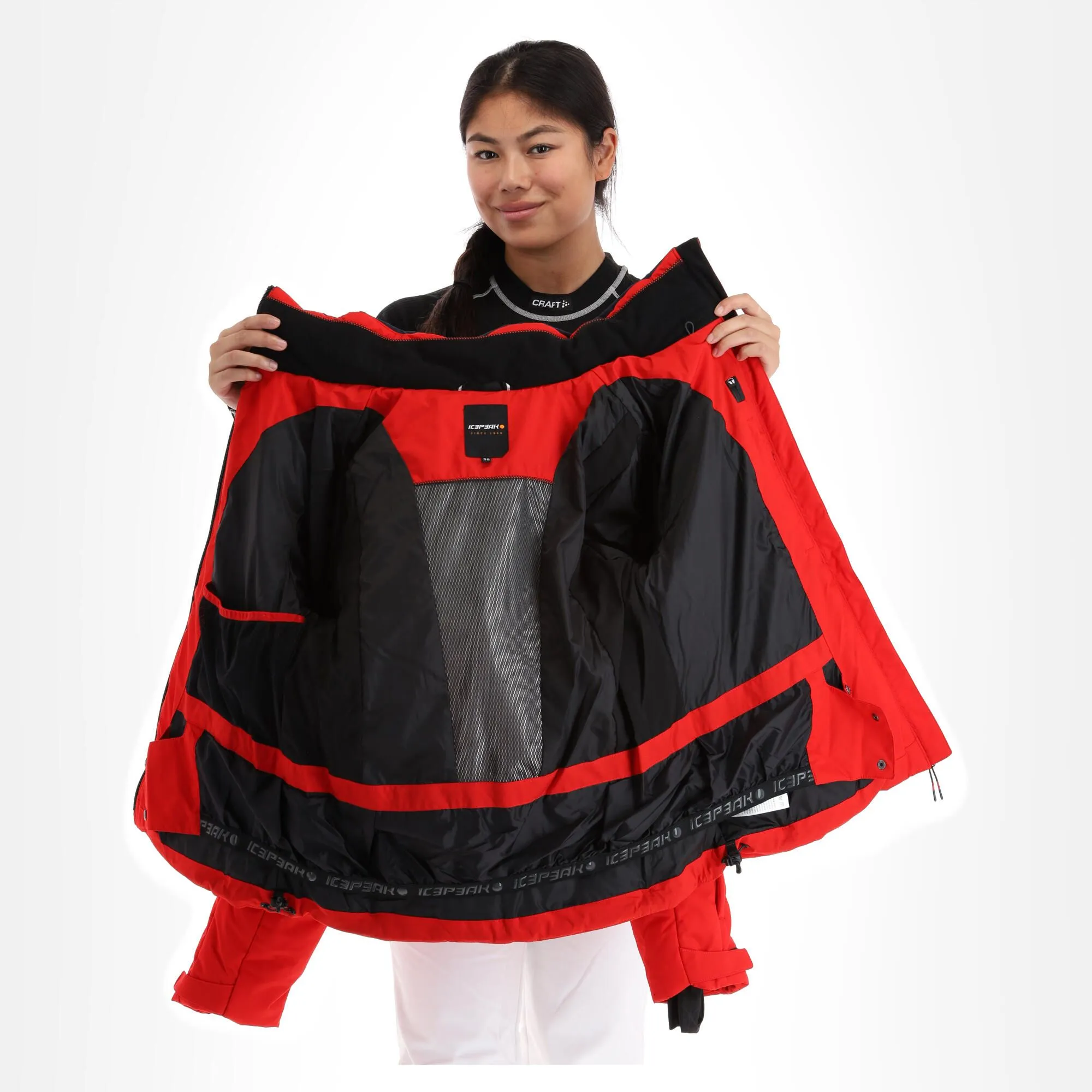 Icepeak, Electra Skijacke Damen Classic Rot 8 Icepeak, Electra Skijacke Damen Classic Rot – Bild 6