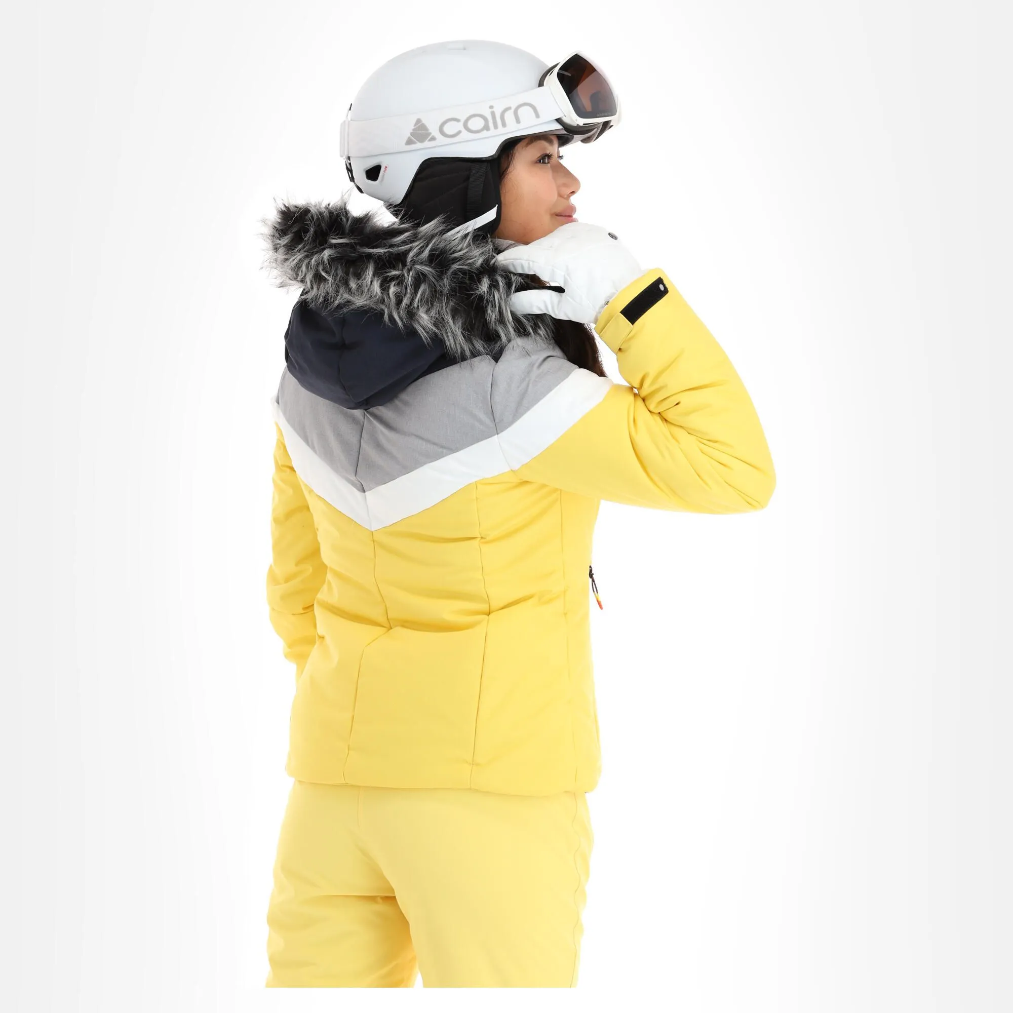 Icepeak, Electra Skijacke Damen Light Gelb 5 Icepeak, Electra Skijacke Damen Light Gelb – Bild 3