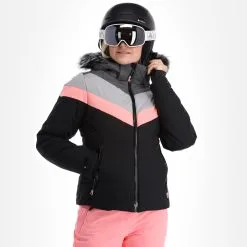 Icepeak, Electra Skijacke Damen Schwarz -Icepeak Geschaft icepeak electra aa jas gevoerd dames zwart 22icepe202v1 BI 05