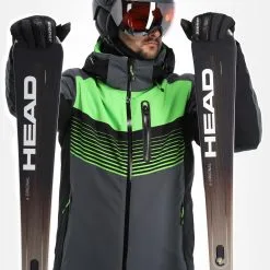 Icepeak, Elkhart Skijacke Herren Granite Grau -Icepeak Geschaft icepeak elkhart aa jas gevoerd heren granite grijs 22icepe247v3 BI 05