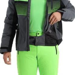 Icepeak, Elkhart Skijacke Herren Granite Grau -Icepeak Geschaft icepeak elkhart aa jas gevoerd heren granite grijs 22icepe247v3 BI 09