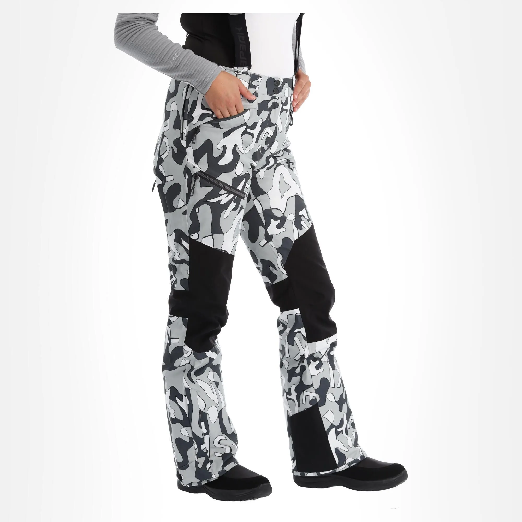 Icepeak, Elmshorn Skihose Damen Granite Grau 4 Icepeak, Elmshorn Skihose Damen Granite Grau – Bild 2