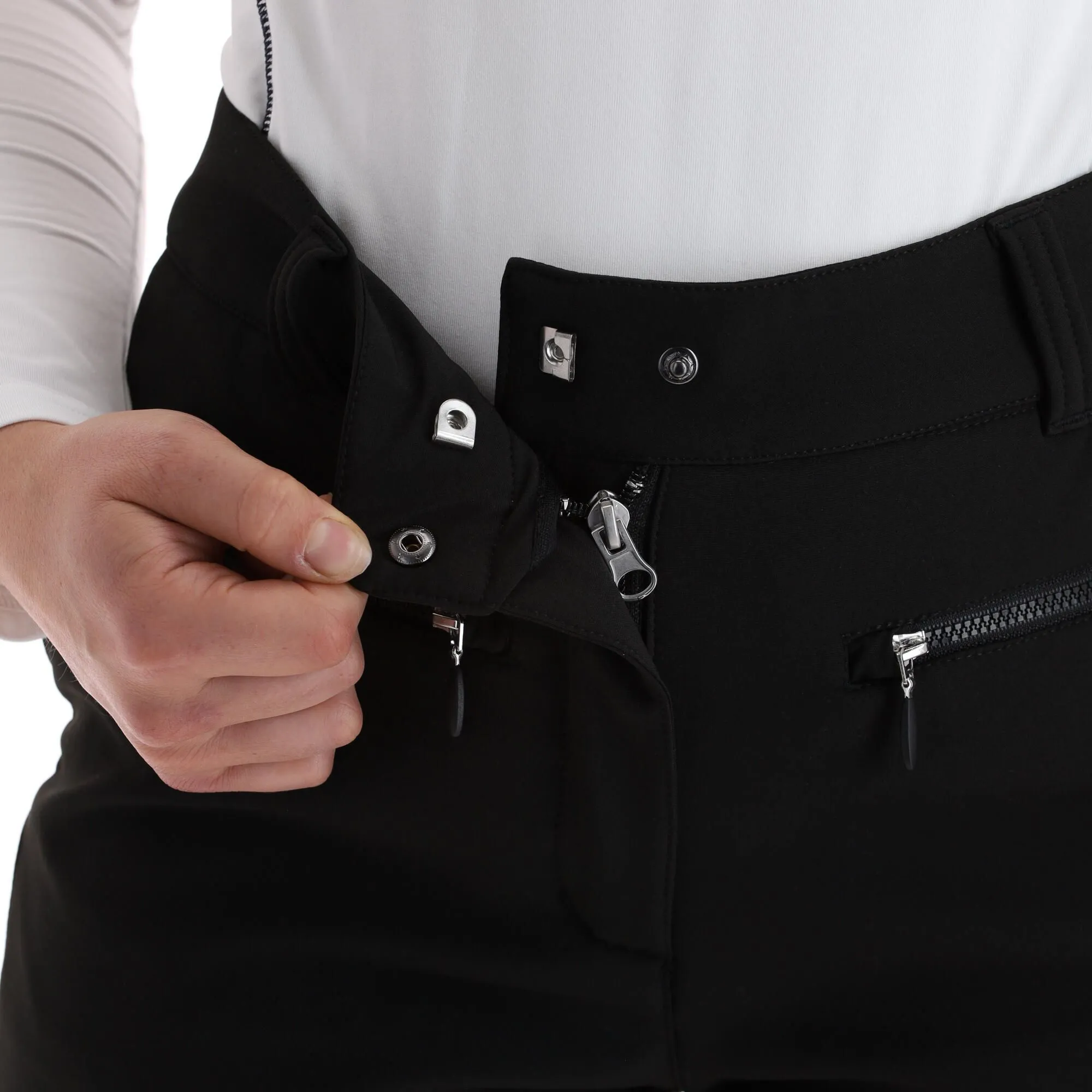 Icepeak, Enigma Softshell Skihose Damen Schwarz 7 Icepeak, Enigma Softshell Skihose Damen Schwarz – Bild 5