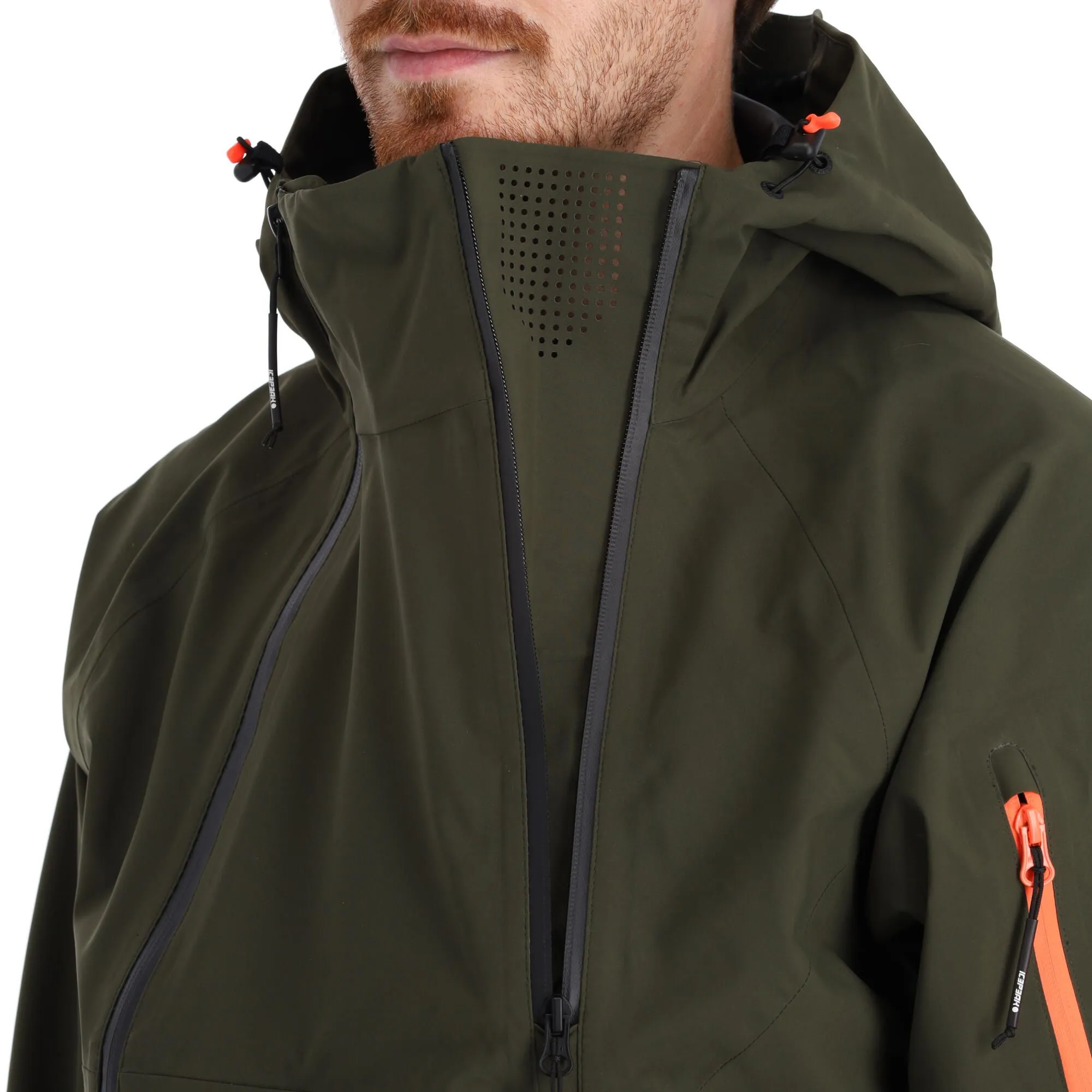 Icepeak, Manteca Skijacke Herren Dark Olive Grün 12 Icepeak, Manteca Skijacke Herren Dark Olive Grün – Bild 10