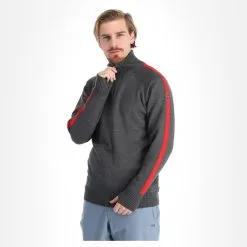 Kama, Merino Sweater Pullover Herren Graphite Grau -Icepeak Geschaft kama merino sweater eb trui heren graphite grijs 22kamax102v2 BI 04