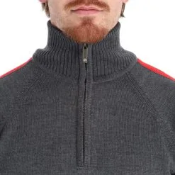 Kama, Merino Sweater Pullover Herren Graphite Grau -Icepeak Geschaft kama merino sweater eb trui heren graphite grijs 22kamax102v2 BI 05