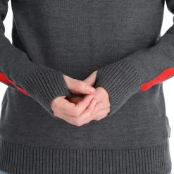 Kama, Merino Sweater Pullover Herren Graphite Grau -Icepeak Geschaft kama merino sweater eb trui heren graphite grijs 22kamax102v2 BI 06