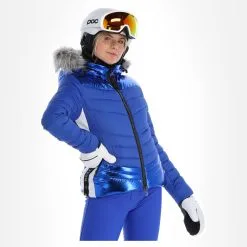 Kelly, Down Jacket Skijacke Damen Ocean Blau -Icepeak Geschaft kelly down jacket aa jas gevoerd dames ocean blauw 22kelly101v2 BI 02