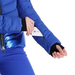 Kelly, Down Jacket Skijacke Damen Ocean Blau -Icepeak Geschaft kelly down jacket aa jas gevoerd dames ocean blauw 22kelly101v2 BI 08