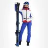 Kelly, Down Jacket Skijacke Damen Ocean Blau, Weiß -Icepeak Geschaft kelly down jacket aa jas gevoerd dames ocean blauw wit 22kelly102v3 BI 01
