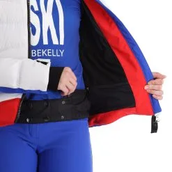 Kelly, Down Jacket Skijacke Damen Ocean Blau, Weiß 26 Kelly, Down Jacket Skijacke Damen Ocean Blau, Weiß -Icepeak Geschaft kelly down jacket aa jas gevoerd dames ocean blauw wit 22kelly102v3 BI 10
