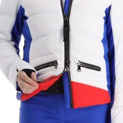 Kelly, Down Jacket Skijacke Damen Ocean Blau, Weiß 27 Kelly, Down Jacket Skijacke Damen Ocean Blau, Weiß -Icepeak Geschaft kelly down jacket aa jas gevoerd dames ocean blauw wit 22kelly102v3 BI 11