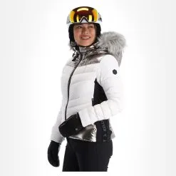 Kelly, Down Jacket Skijacke Damen Stone Weiß 21 Kelly, Down Jacket Skijacke Damen Stone Weiß -Icepeak Geschaft kelly down jacket aa jas gevoerd dames stone wit 22kelly101v3 BI 04
