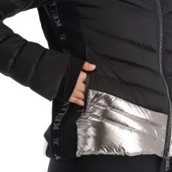 Kelly, Down Jacket Skijacke Damen Stone Schwarz -Icepeak Geschaft kelly down jacket aa jas gevoerd dames stone zwart 22kelly101v1 BI 12