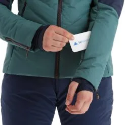 Kilpi, Alisia-W Skijacke Übergröße Damen Dark Grün -Icepeak Geschaft kilpi alisia w aa jas gevoerd plus size dames dark groen 22kilpi126v1 BI 07