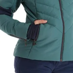 Kilpi, Alisia-W Skijacke Übergröße Damen Dark Grün -Icepeak Geschaft kilpi alisia w aa jas gevoerd plus size dames dark groen 22kilpi126v1 BI 08