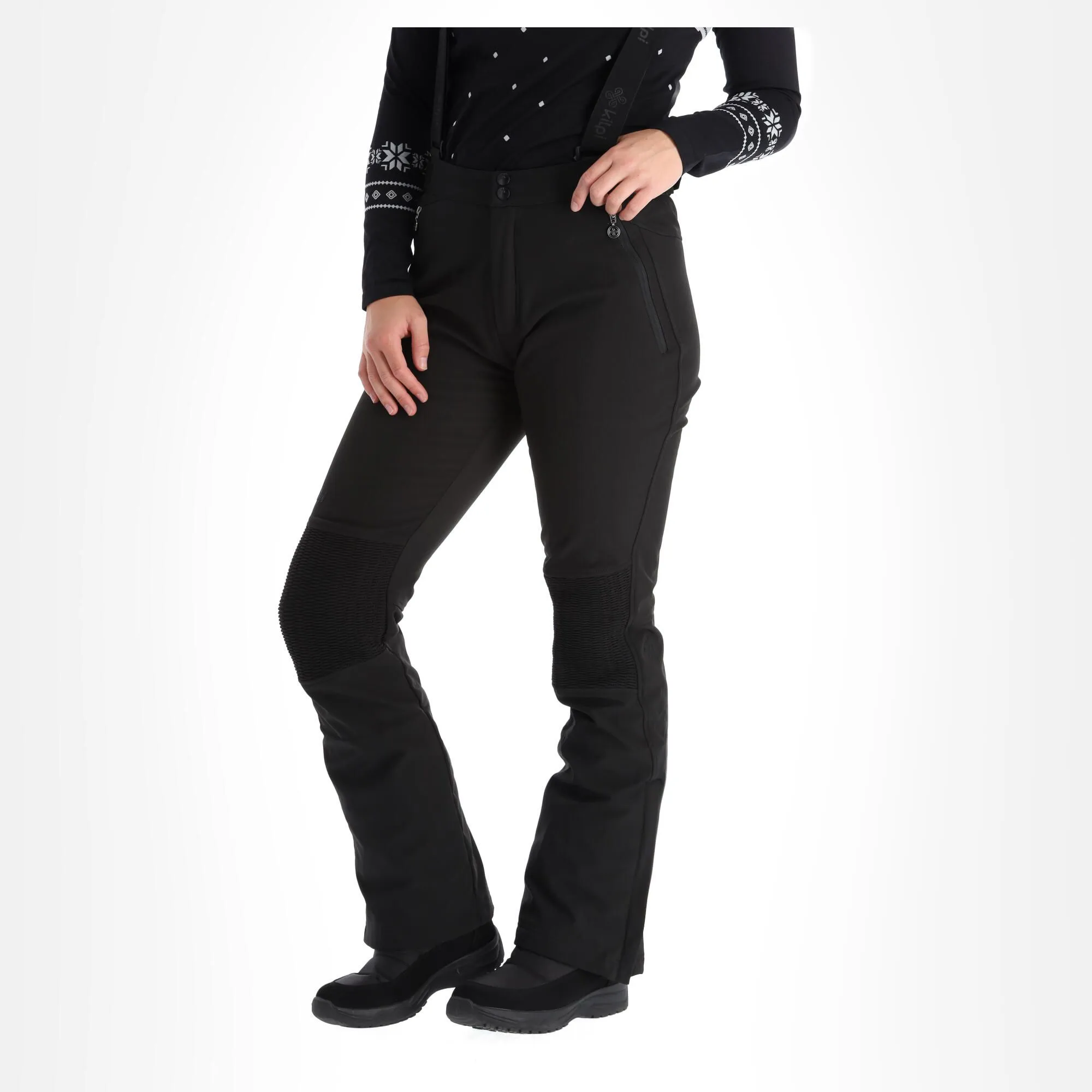 Kilpi, Dione-W Skihose Damen Schwarz 4 Kilpi, Dione-W Skihose Damen Schwarz – Bild 2