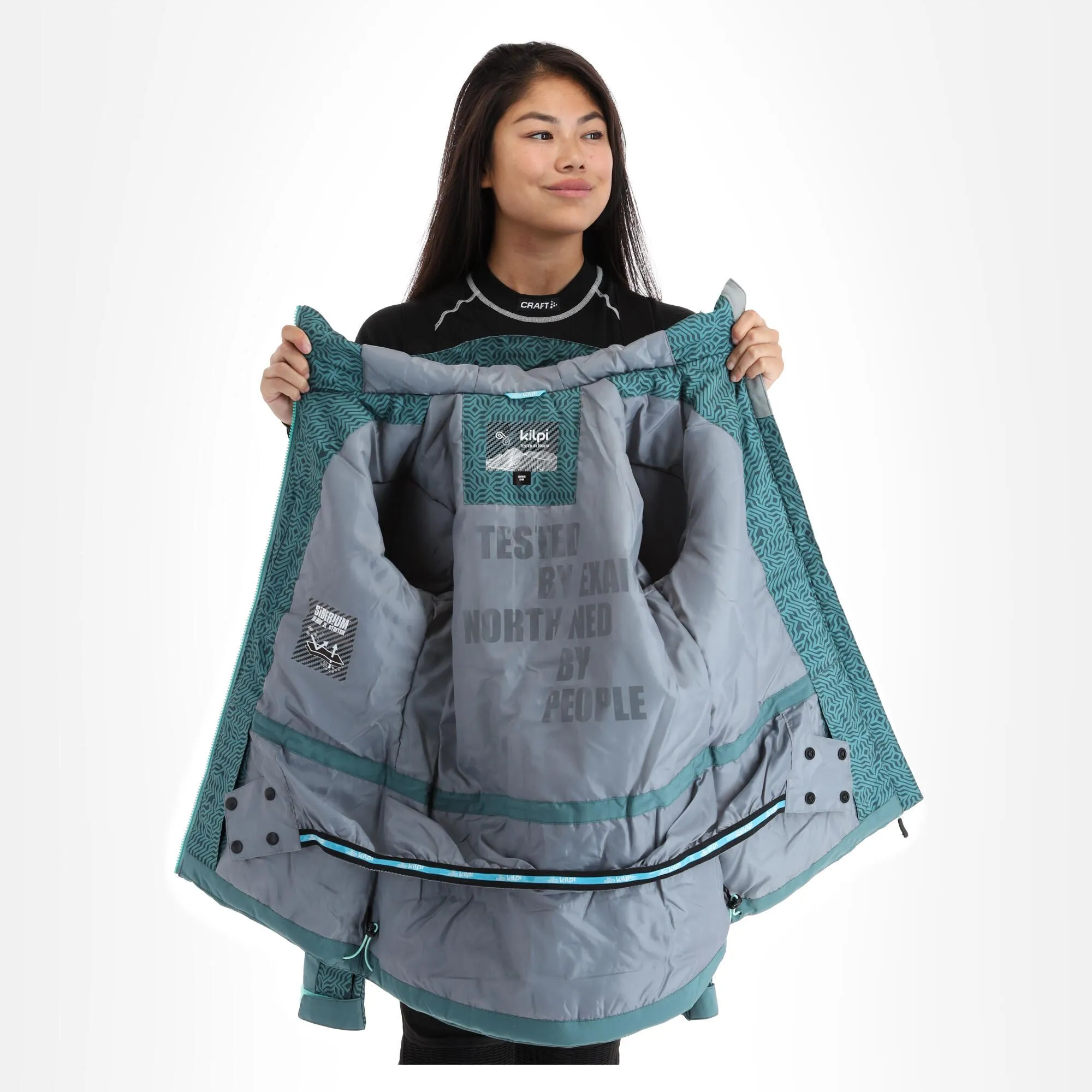 Kilpi, Flip-W Skijacke Damen Dark Grün 8 Kilpi, Flip-W Skijacke Damen Dark Grün – Bild 6