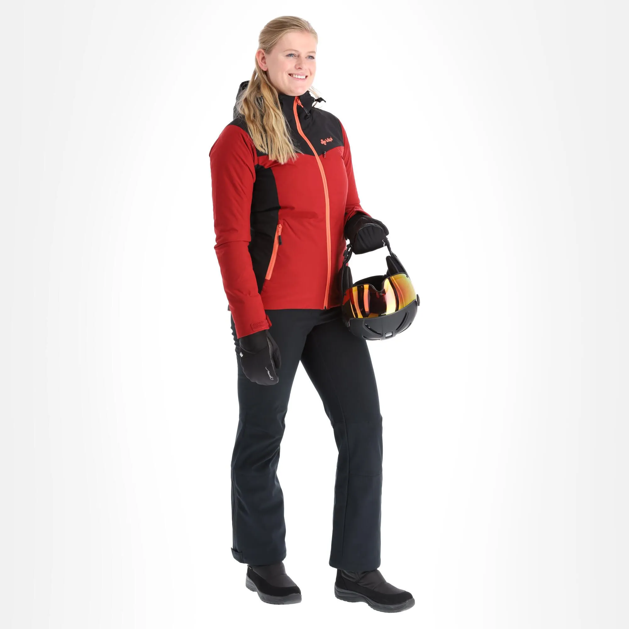 Kilpi, Flip-W Skijacke Damen Dark Rot 3 Kilpi, Flip-W Skijacke Damen Dark Rot